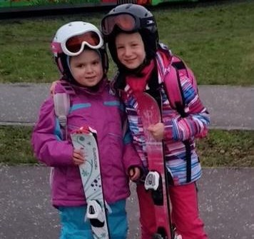 Skifahren klein